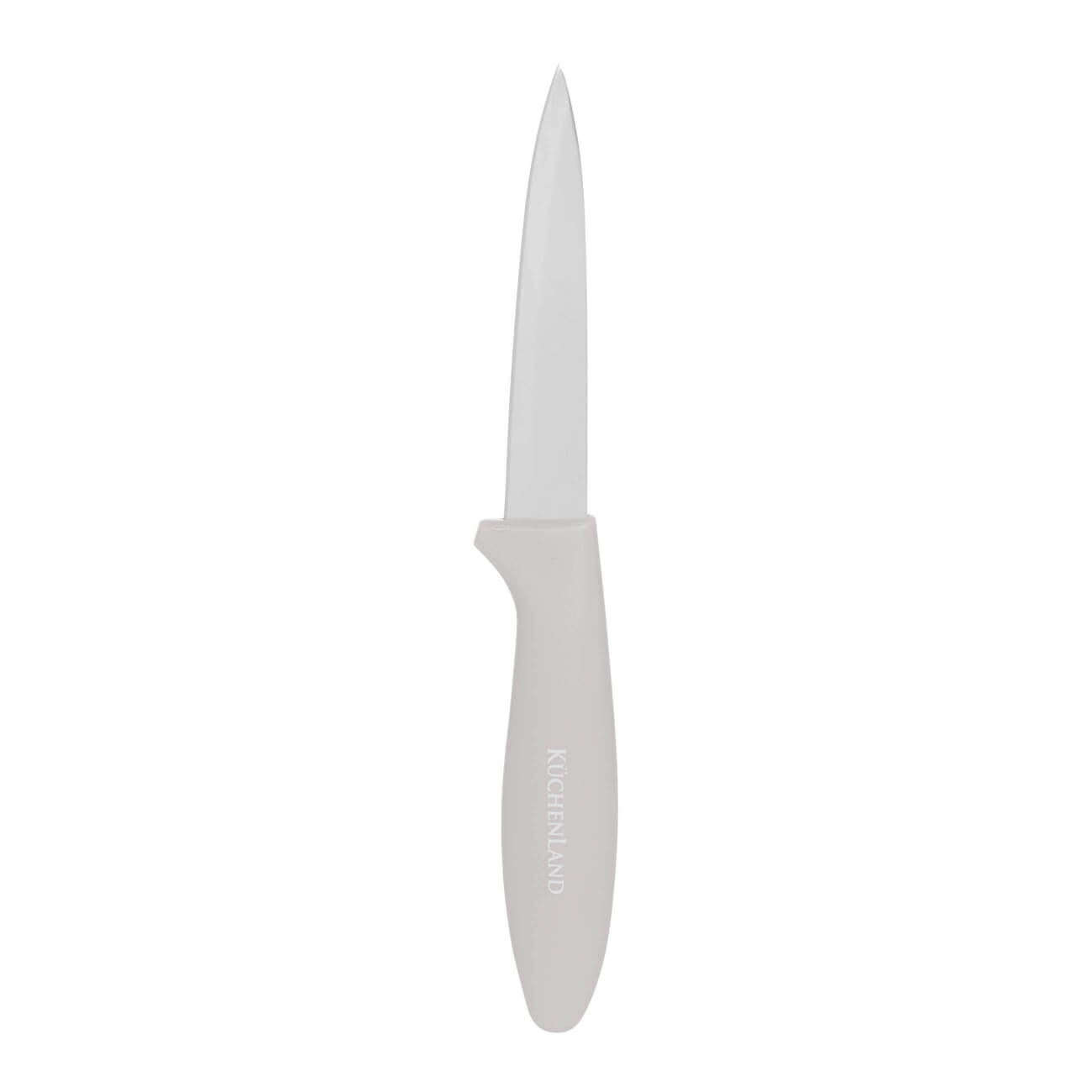 Нож для чистки овощей, 9 см, сталь/пластик, серо-коричневый, Regular пресс толкушка для вареных овощей спиральный joseph joseph helix