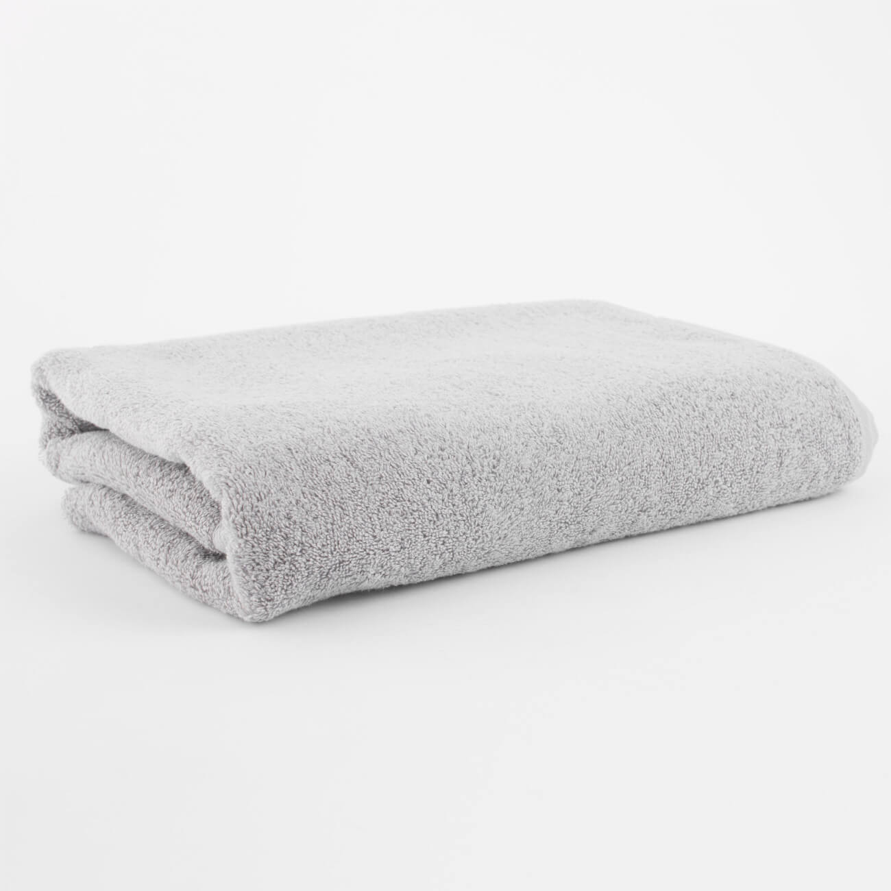 Полотенце, 70х140 см, хлопок, светло-серое, Wellness натуральное бумажное полотенце tork