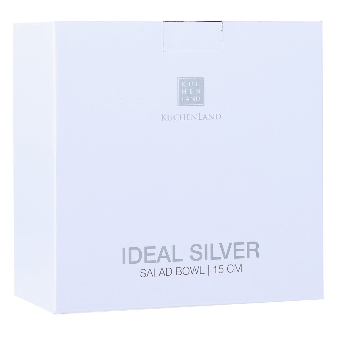 Салатник, 15х7 см, 800 мл, фарфор F, белый, Ideal silver