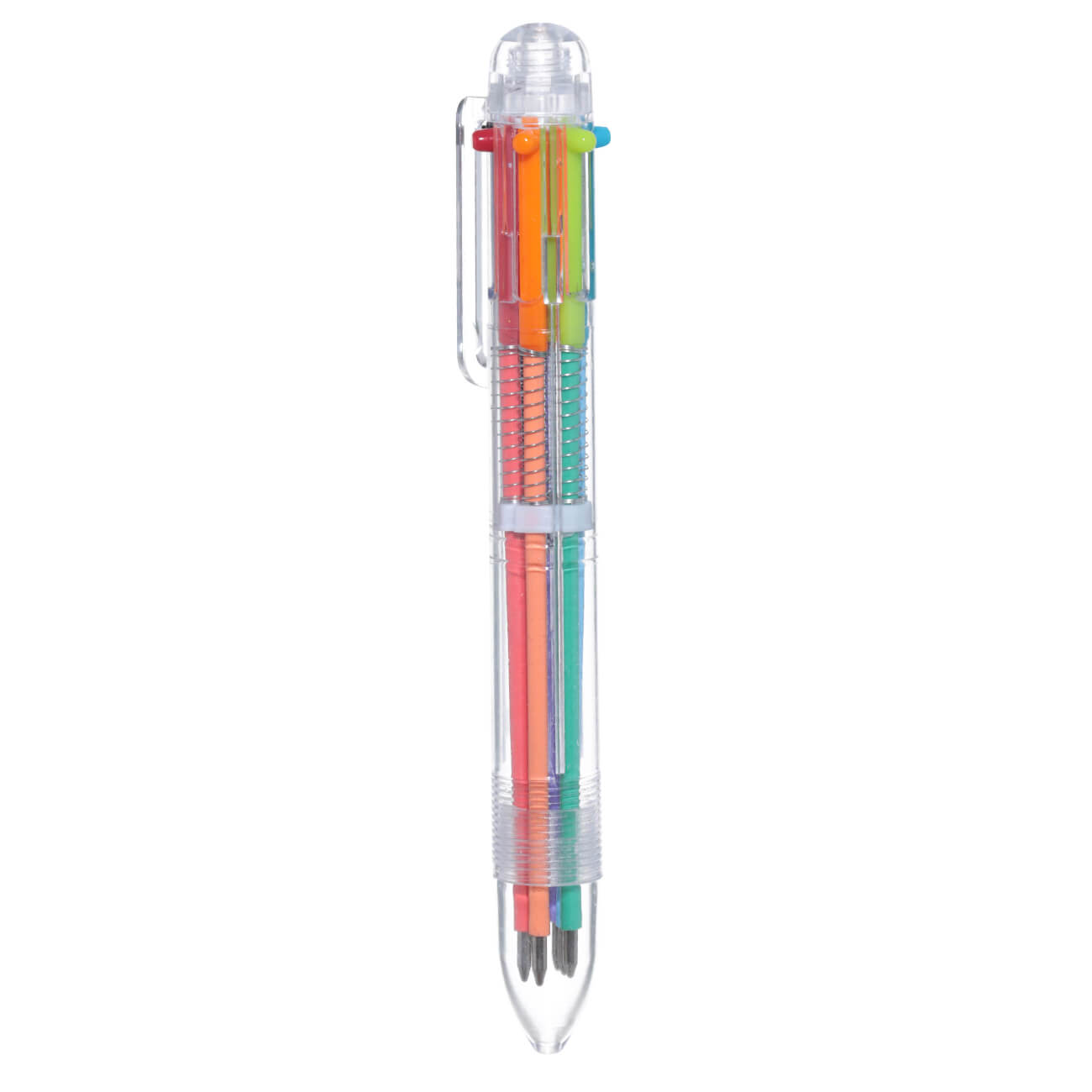 Ручка шариковая, многоцветная, 14 см, 6 цветов, пластик, Draw