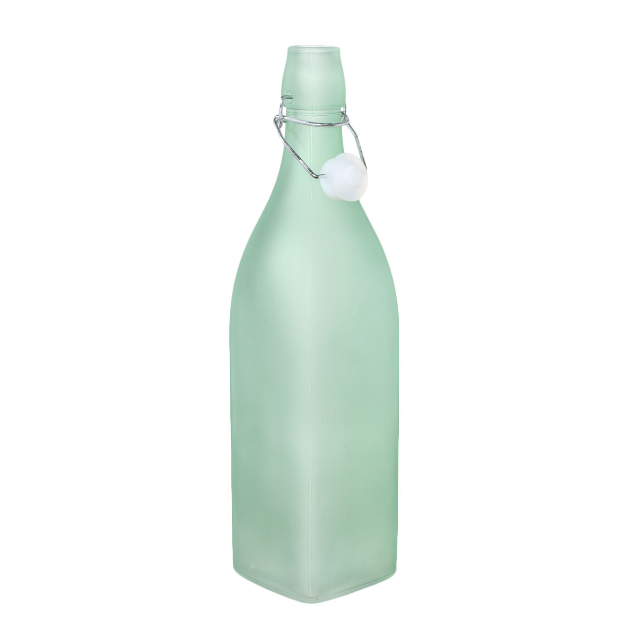 Бутылка для масла или уксуса, 500 мл, с клипсой, стекло/металл, зеленая, Light kitchen изображение № 2