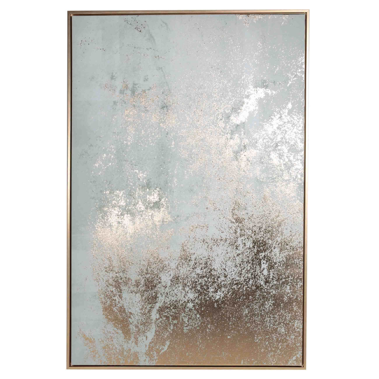 Картина в раме, 80х120 см, холст, серо-золотистая, Abstract картина в раме 75х100 см холст климт поцелуй art поцелуй
