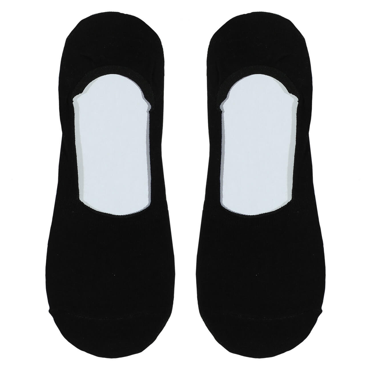 Носки-следки женские, р. 36-38, хлопок/полиэстер, черные, Basic прокладки женские always ultra light 10 шт