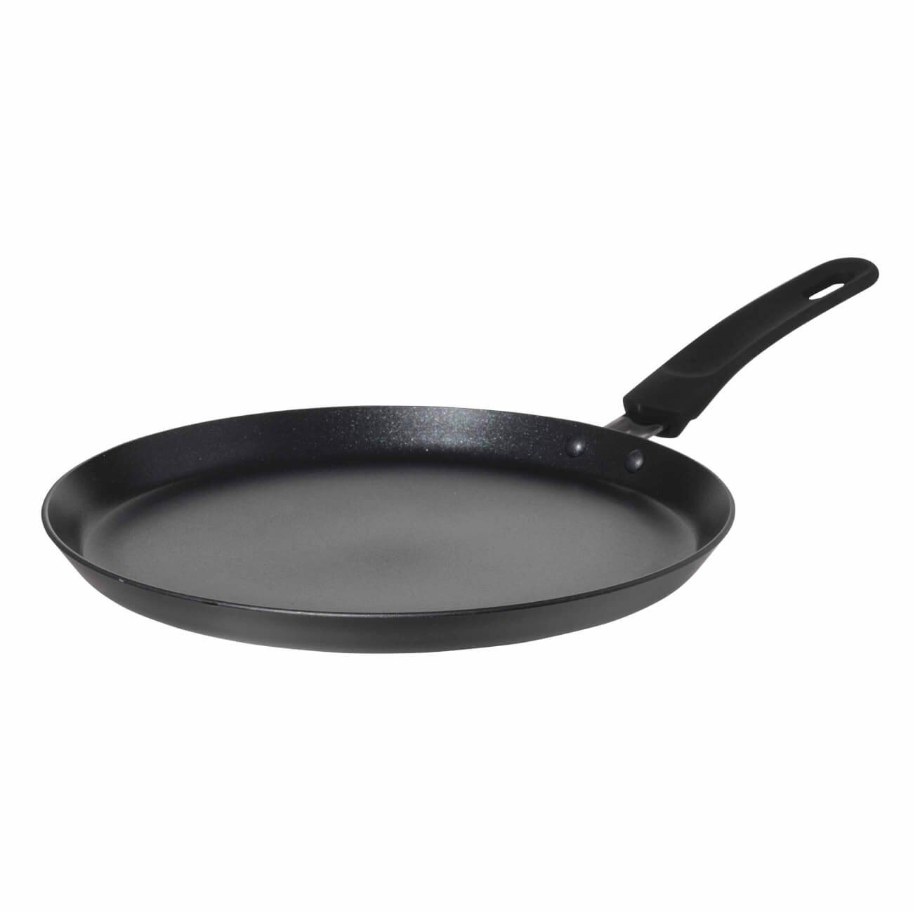 Сковорода блинная, 24 см, с покрытием, сталь, черная, Crepe сковорода блинная 24 см с покрытием алюминий crepe