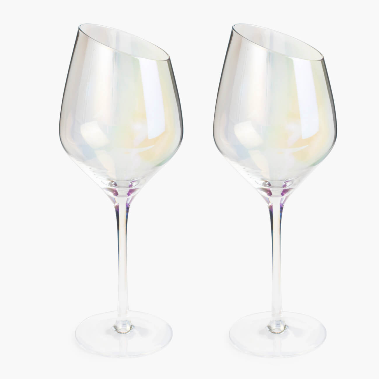 Бокал для белого вина, 460 мл, 4 шт, стекло, перламутр, Charm L polar декантер 1 5 л стекло charm v
