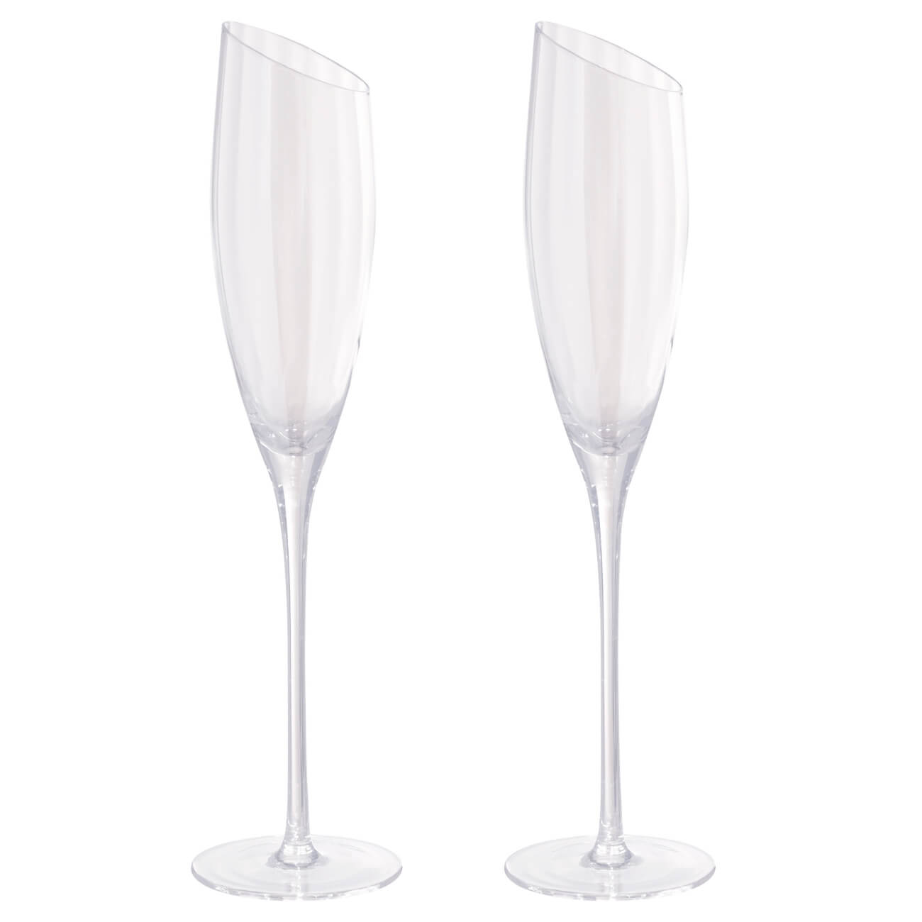Бокал для шампанского, 180 мл, 2 шт, стекло, перламутр, Charm R polar набор для вина 2 перс 3 пр со штопором стекло charm l