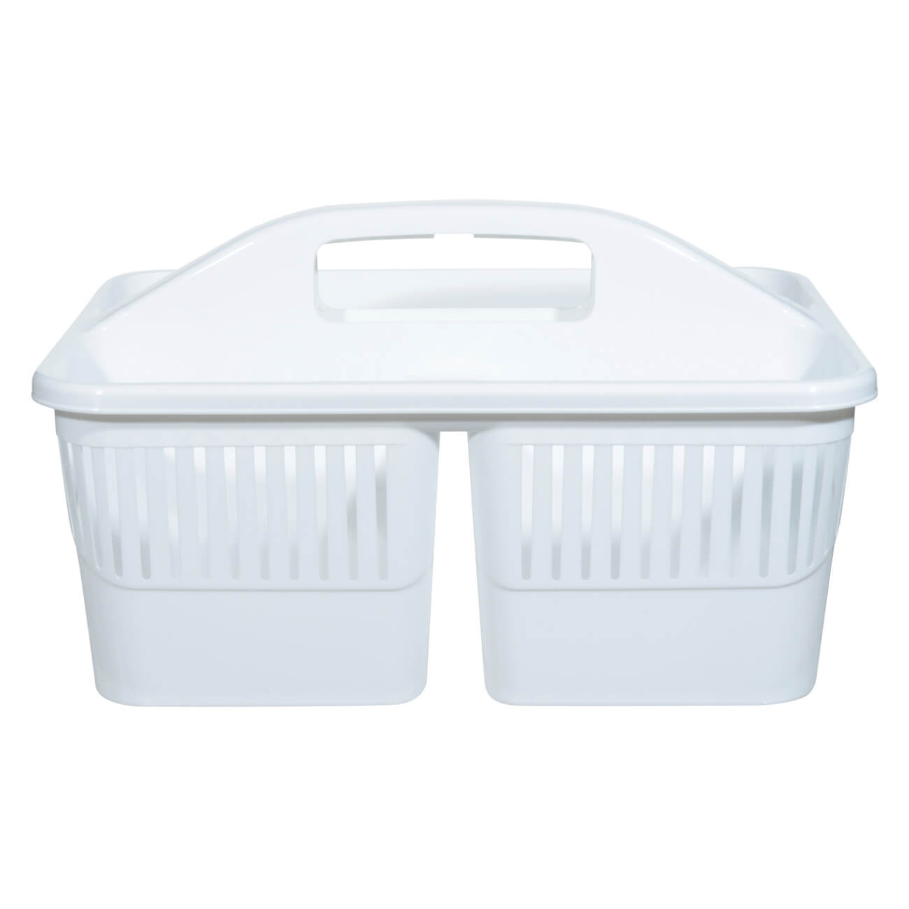Органайзер для моющих средств, 23х30 см, переносной, пластик, белый, Compact полка органайзер для холодильника 20х16 см подвесная раздвижная пластик белая compact
