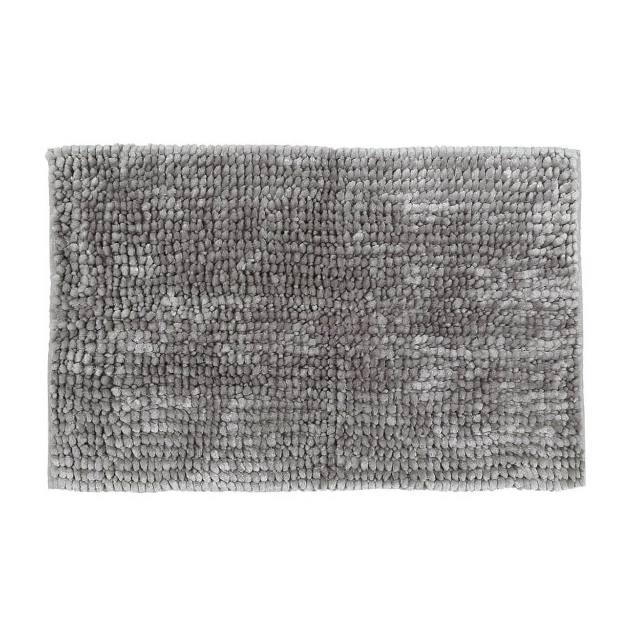 Коврик, 50х80 см, противоскользящий, полиэстер, светло-серый, Fluff spa коврик fora