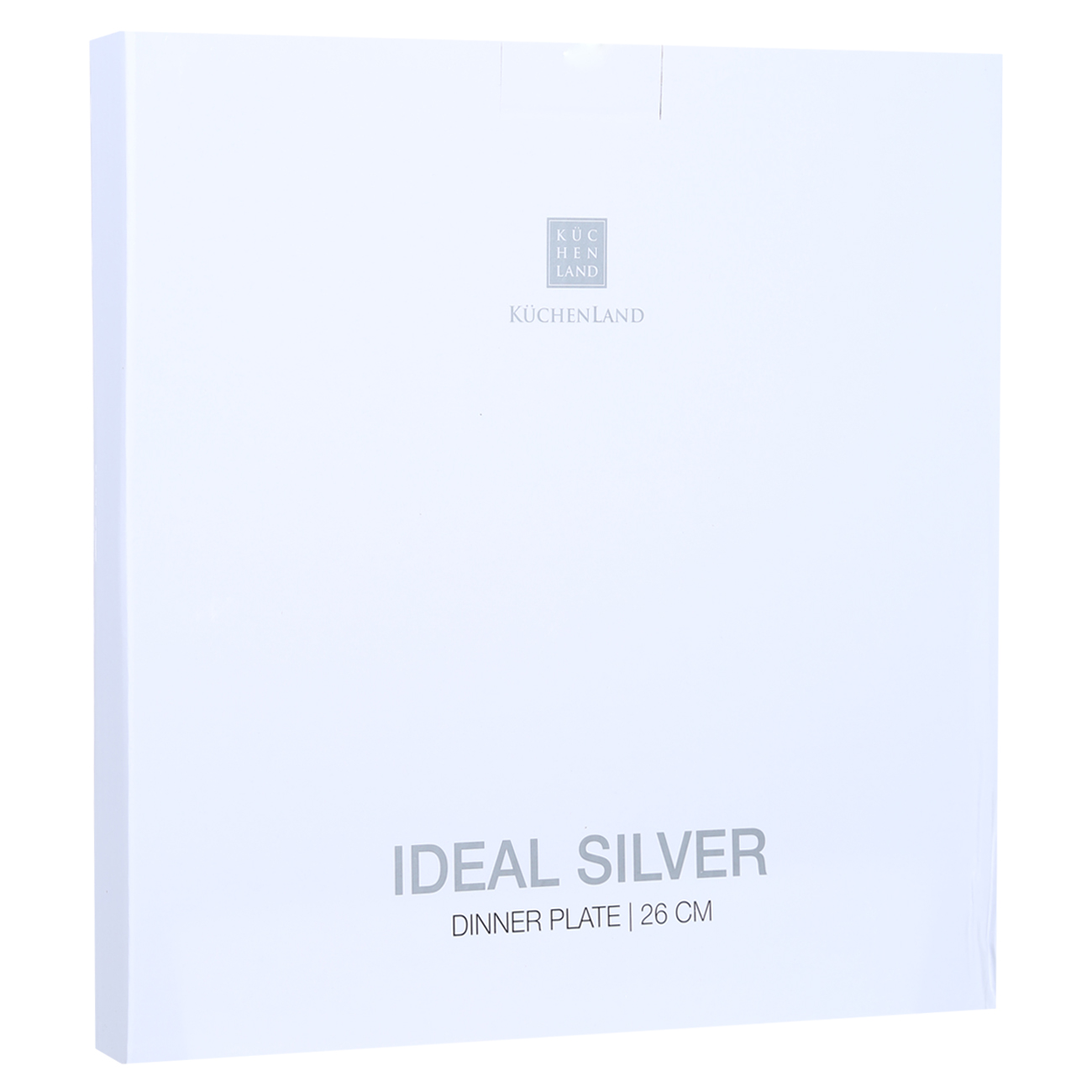 Тарелка обеденная, 26 см, фарфор F, белая, Ideal silver изображение № 3