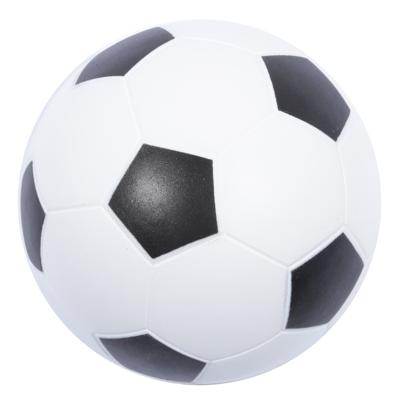 Мяч, 13 см, полиуретан, бело-черный, Футбол, Game - фото 1