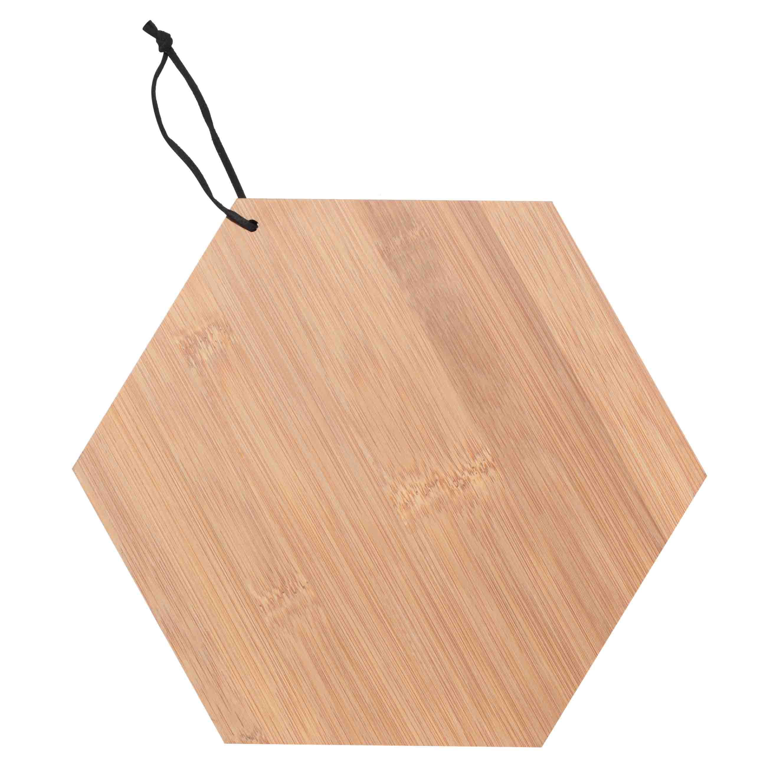 Доска разделочная, 25x22 см, бамбук, шестиугольная, Пчелы, Honey изображение № 2
