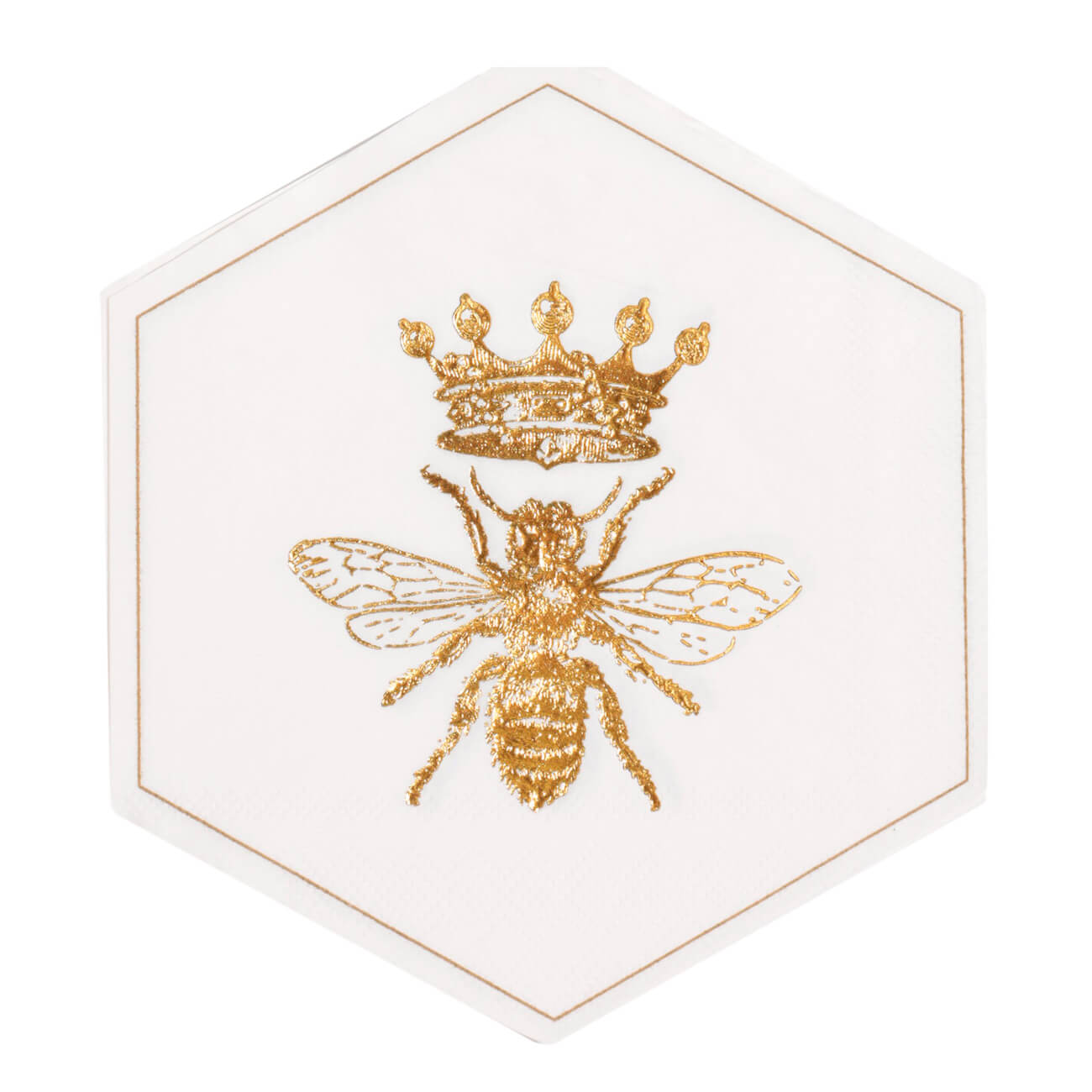 Салфетки бумажные, 32 см, 20 шт, фигурные, белые, Пчела, Honey салфетки paclan 410129