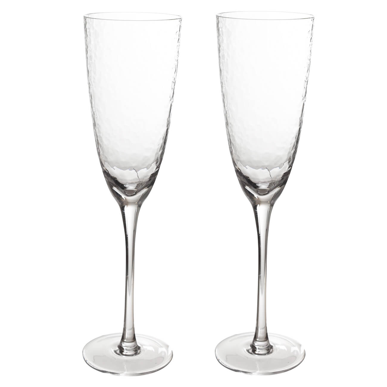 бокал для вина 400 мл 2 шт стекло перламутр ripply polar Бокал для шампанского, 275 мл, 2 шт, стекло, Ripply