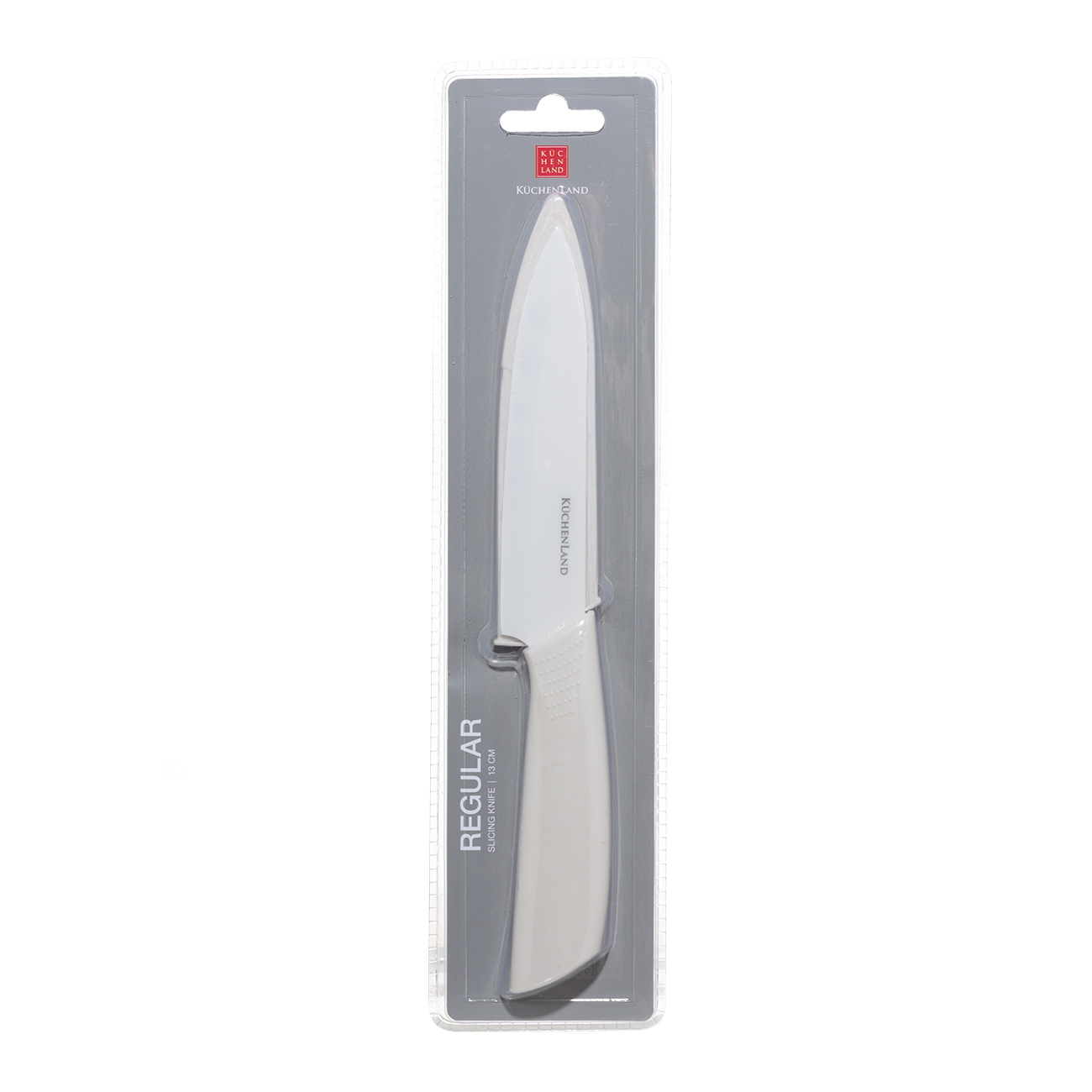 Нож для нарезки, 13 см, с чехлом, керамика/пластик, молочный, Regular изображение № 2