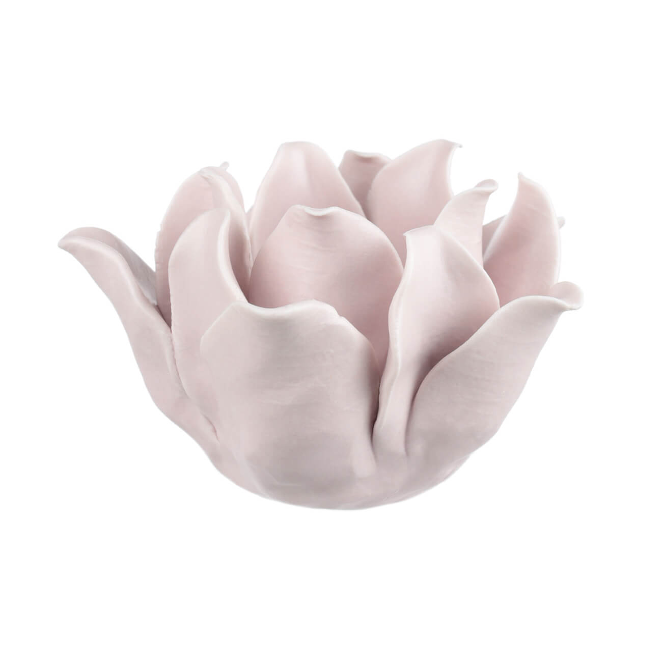 Подсвечник, 10 см, для чайной свечи, фарфор P, розовый, Цветок, Magnolia подсвечник рипария чёрная 9 3х7 7 см 250 мл