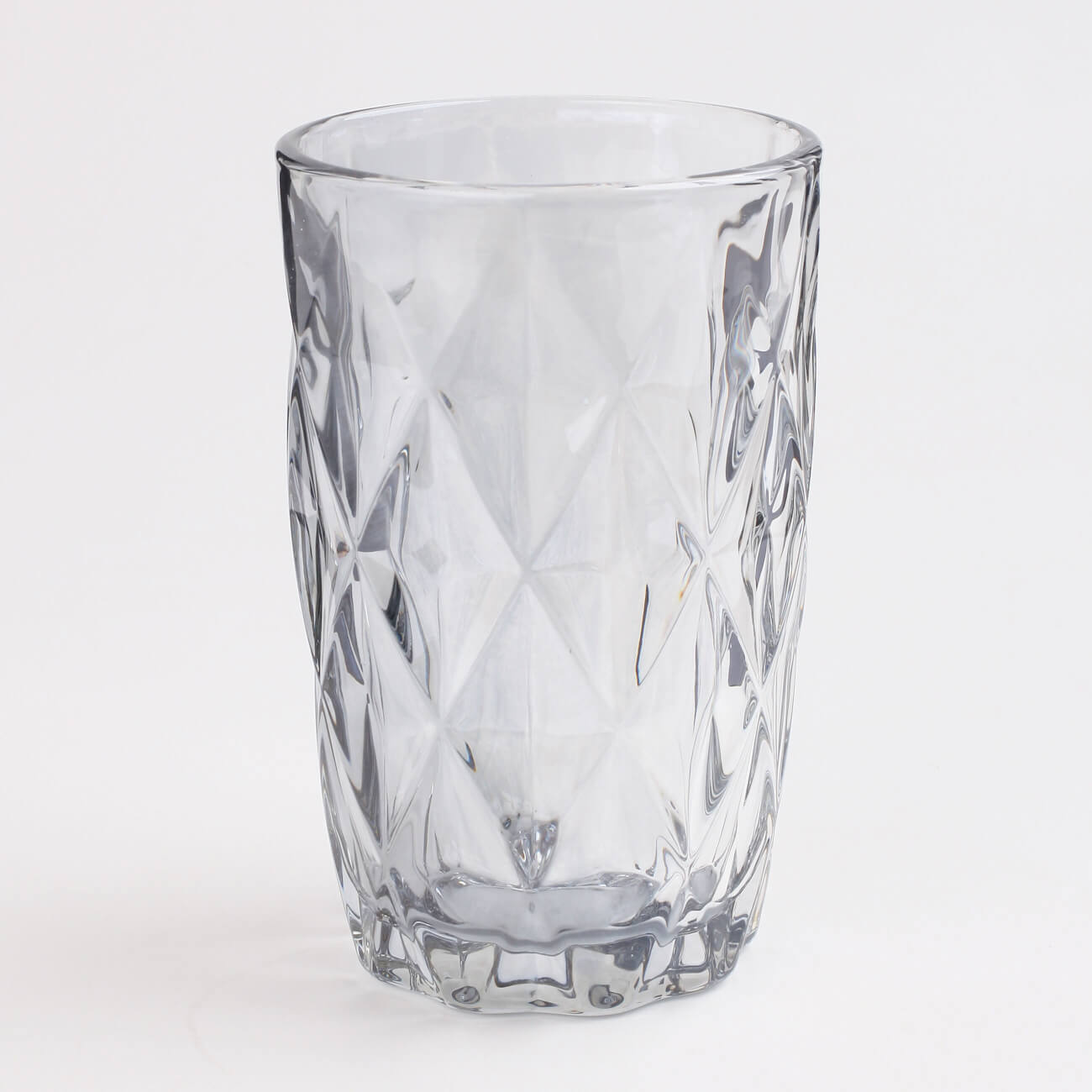 Стакан, 12 см, 340 мл, стекло Р, серый, Rhomb color одноразовый бумажный стакан ооо комус